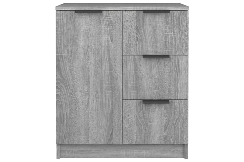 beBasic Skjenker 2 stk grå sonoma 60x30x70 cm konstruert tre - GrÃ¥ - Oppbevaring - Oppbevaringsmøbler - Sideboard & skjenker