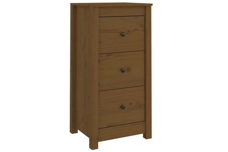 beBasic Skjenker 2 stk honningbrun 40x35x80 heltre furu - Brun - Oppbevaring - Oppbevaringsmøbler - Sideboard & skjenker