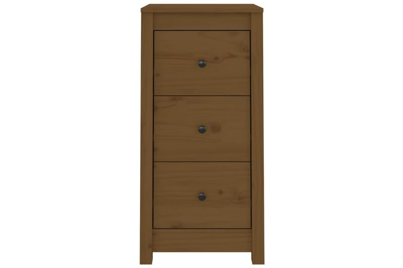 beBasic Skjenker 2 stk honningbrun 40x35x80 heltre furu - Brun - Oppbevaring - Oppbevaringsmøbler - Sideboard & skjenker