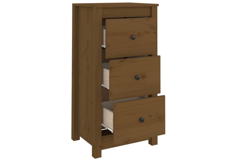 beBasic Skjenker 2 stk honningbrun 40x35x80 heltre furu - Brun - Oppbevaring - Oppbevaringsmøbler - Sideboard & skjenker