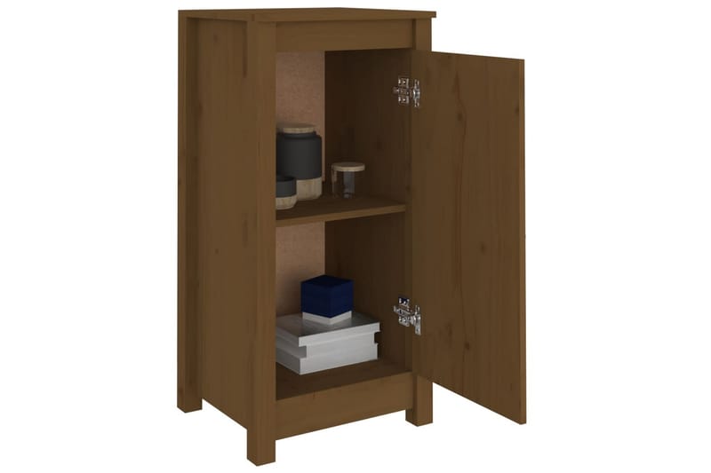 beBasic Skjenker 2 stk honningbrun 40x35x80 heltre furu - Brun - Oppbevaring - Oppbevaringsmøbler - Sideboard & skjenker
