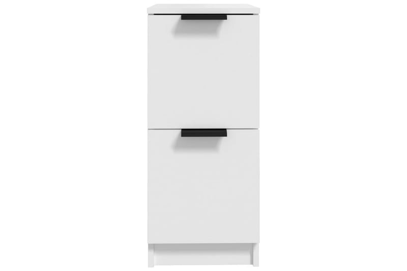 beBasic Skjenker 2 stk hvit 30x30x70 cm konstruert tre - Hvit - Oppbevaring - Oppbevaringsmøbler - Sideboard & skjenker