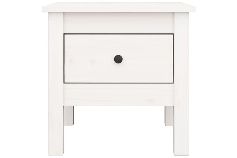 beBasic Skjenker 2 stk hvit 40x40x39 cm heltre furu - Hvit - Oppbevaring - Oppbevaringsmøbler - Sideboard & skjenker