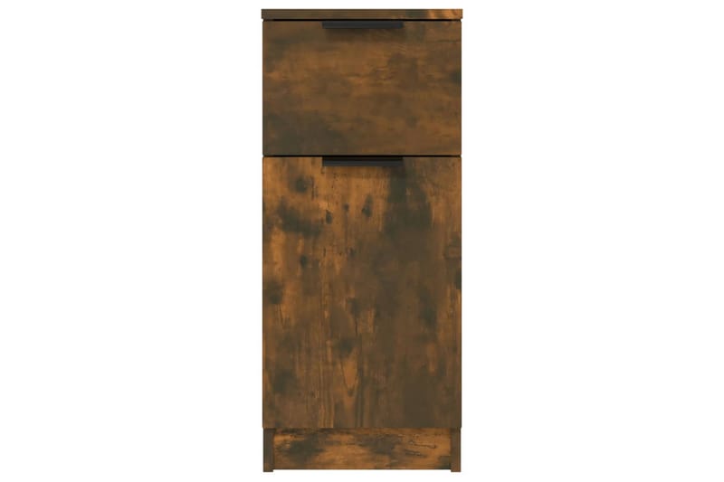 beBasic Skjenker 2 stk røkt eik 30x30x70 cm konstruert tre - Brun - Oppbevaring - Oppbevaringsmøbler - Sideboard & skjenker