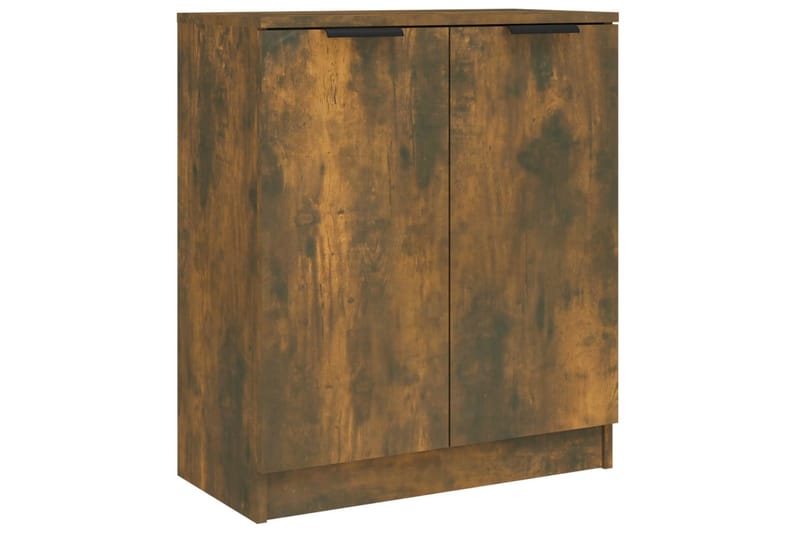 beBasic Skjenker 2 stk røkt eik 60x30x70 cm konstruert tre - Brun - Sideboard & skjenker