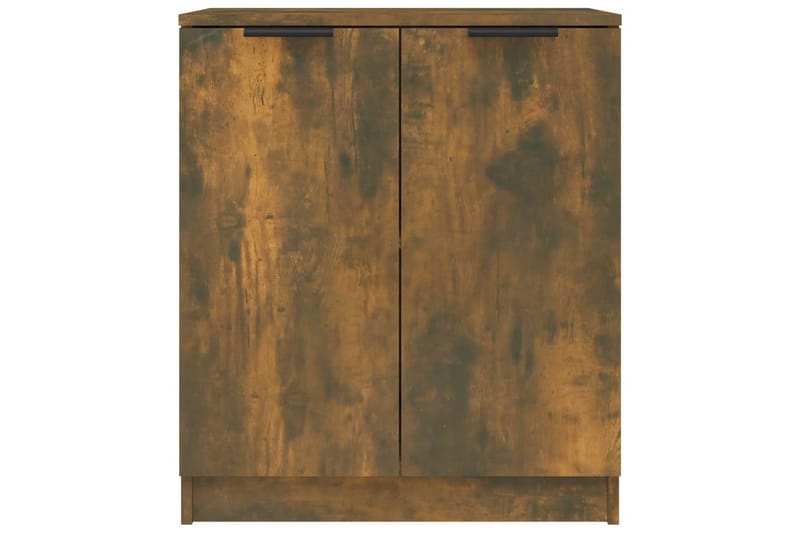 beBasic Skjenker 2 stk røkt eik 60x30x70 cm konstruert tre - Brun - Oppbevaring - Oppbevaringsmøbler - Sideboard & skjenker