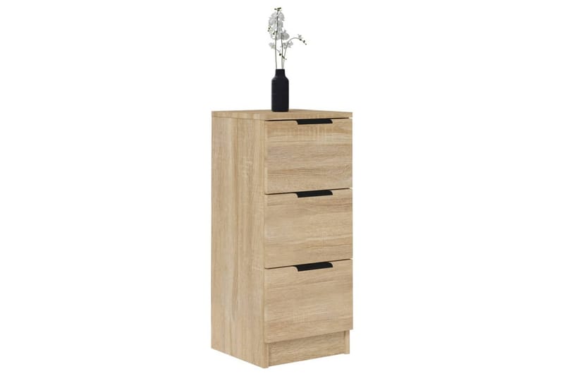 beBasic Skjenker 2 stk sonoma eik 30x30x70 cm konstruert tre - Brun - Oppbevaring - Oppbevaringsmøbler - Sideboard & skjenker