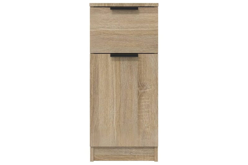 beBasic Skjenker 2 stk sonoma eik 30x30x70 cm konstruert tre - Brun - Oppbevaring - Oppbevaringsmøbler - Sideboard & skjenker