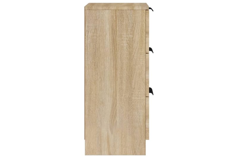 beBasic Skjenker 2 stk sonoma eik 30x30x70 cm konstruert tre - Brun - Oppbevaring - Oppbevaringsmøbler - Sideboard & skjenker
