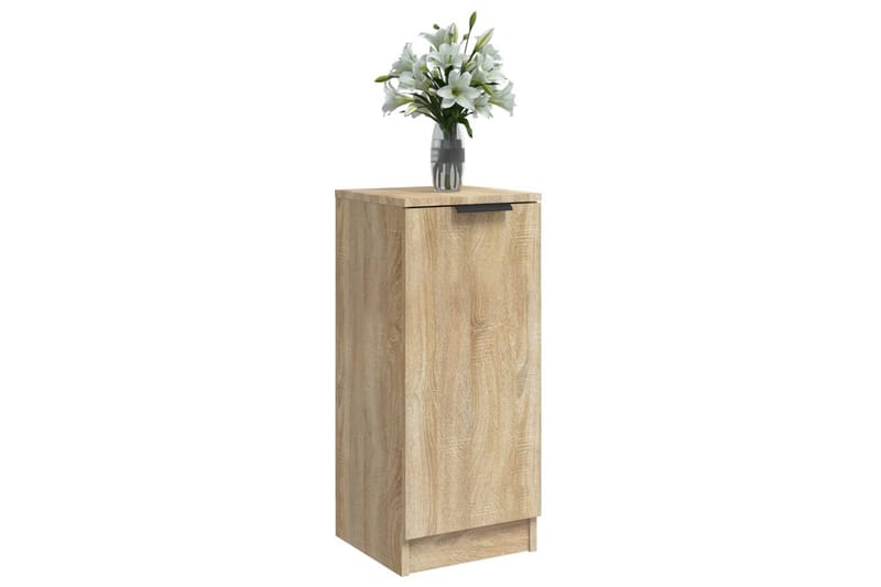 beBasic Skjenker 2 stk sonoma eik 30x30x70 cm konstruert tre - Brun - Sideboard & skjenker