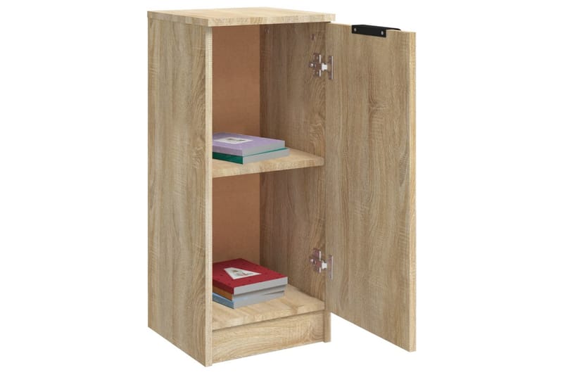 beBasic Skjenker 2 stk sonoma eik 30x30x70 cm konstruert tre - Brun - Oppbevaring - Oppbevaringsmøbler - Sideboard & skjenker