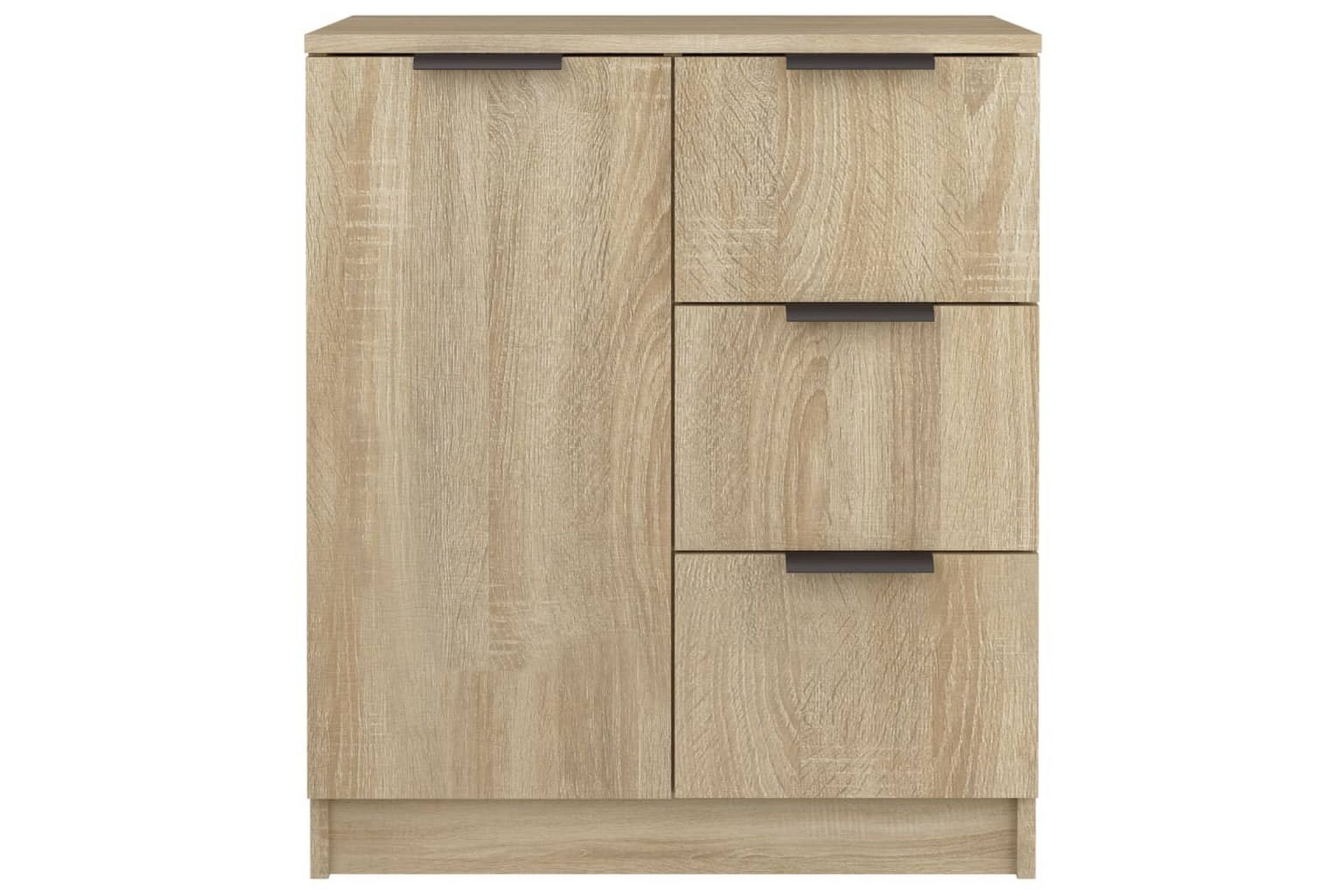 beBasic Skjenker 2 stk sonoma eik 60x30x70 cm konstruert tre - Brun - Oppbevaring - Oppbevaringsmøbler - Sideboard & skjenker