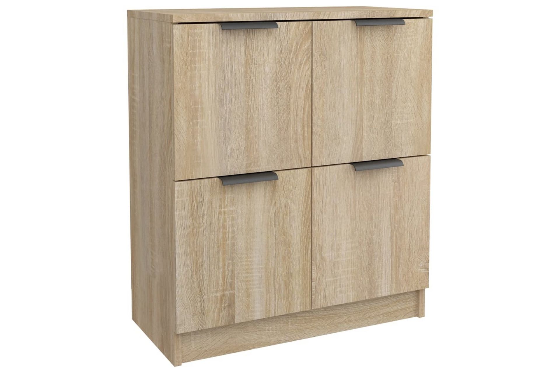 beBasic Skjenker 2 stk sonoma eik 60x30x70 cm konstruert tre - Brun - Oppbevaring - Oppbevaringsmøbler - Sideboard & skjenker