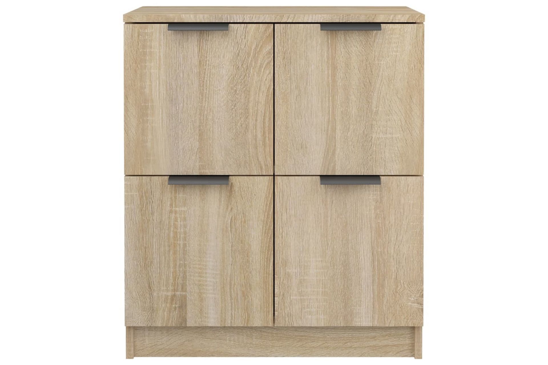 beBasic Skjenker 2 stk sonoma eik 60x30x70 cm konstruert tre - Brun - Oppbevaring - Oppbevaringsmøbler - Sideboard & skjenker