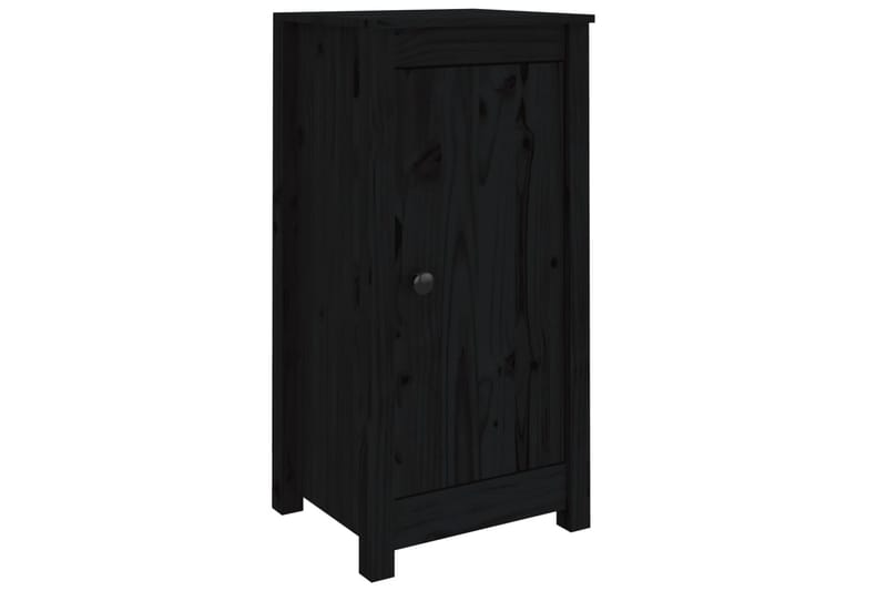beBasic Skjenker 2 stk svart 40x35x80 cm heltre furu - Svart - Oppbevaring - Oppbevaringsmøbler - Sideboard & skjenker