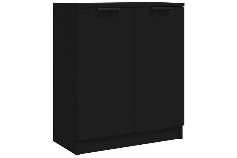 beBasic Skjenker 2 stk svart 60x30x70 cm konstruert tre - Svart - Oppbevaring - Oppbevaringsmøbler - Sideboard & skjenker