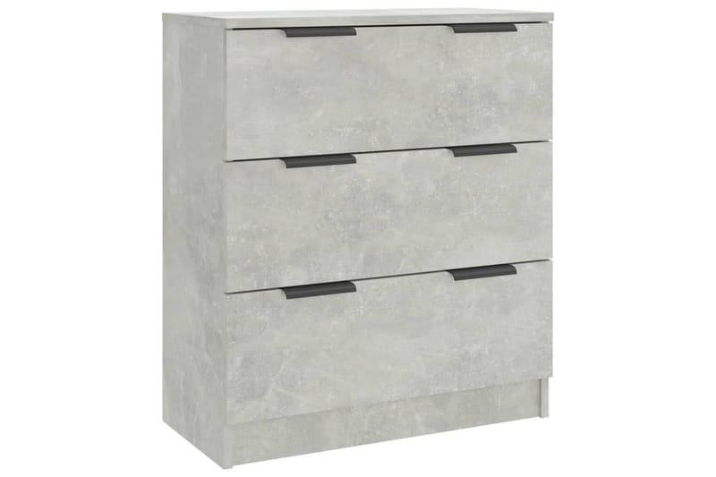 beBasic Skjenker 3 stk betonggrå konstruert tre - GrÃ¥ - Sideboard & skjenker