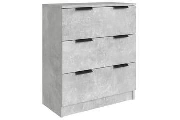 beBasic Skjenker 3 stk betonggrå konstruert tre - GrÃ¥ - Oppbevaring - Oppbevaringsmøbler - Sideboard & skjenker