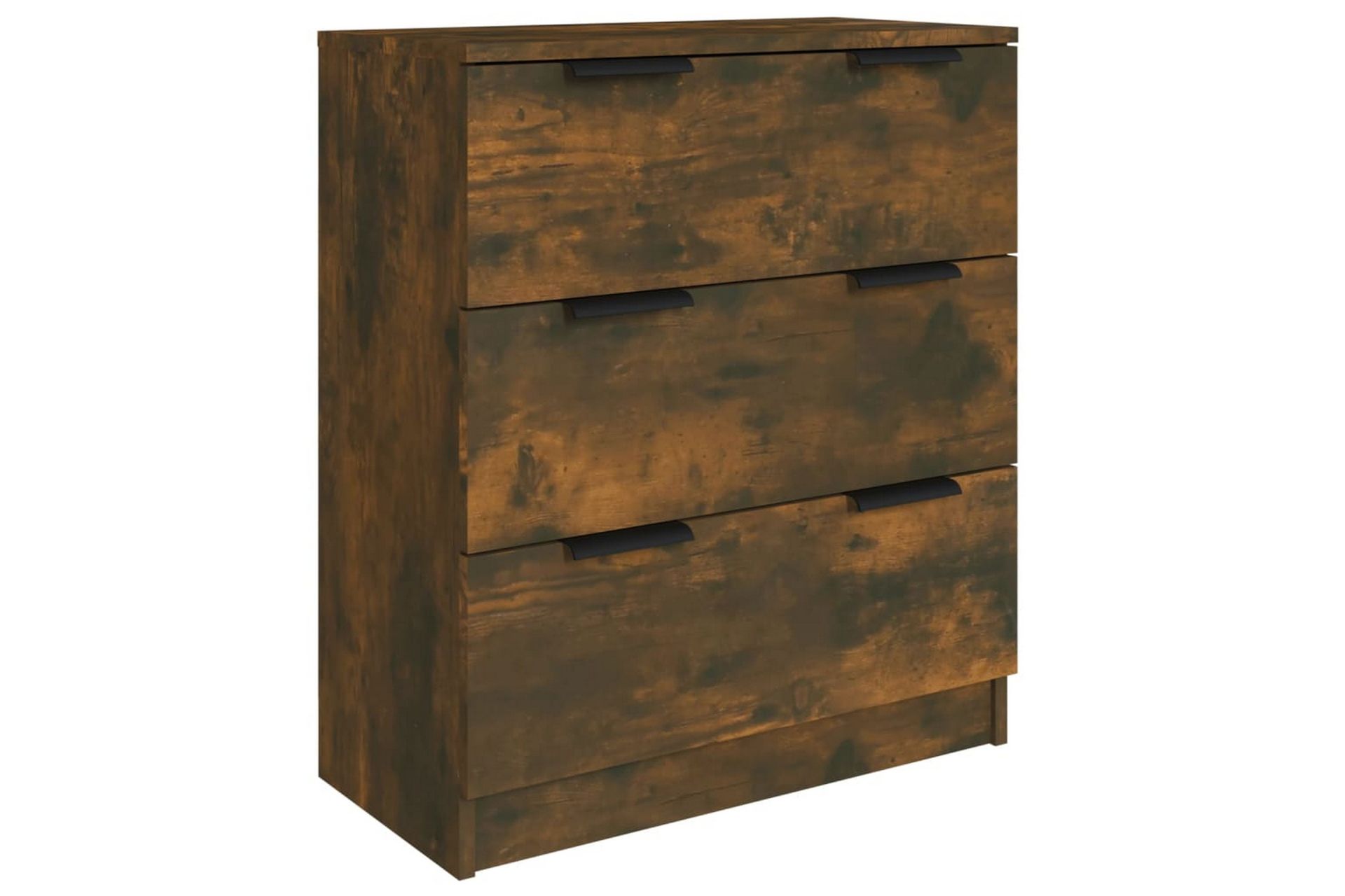 beBasic Skjenker 3 stk røkt eik konstruert tre - Brun - Oppbevaring - Oppbevaringsmøbler - Sideboard & skjenker