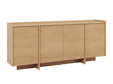 Bellia Skjenk 200x38 cm - Brun/Hvit - Oppbevaring - Oppbevaringsmøbler - Sideboard & skjenker