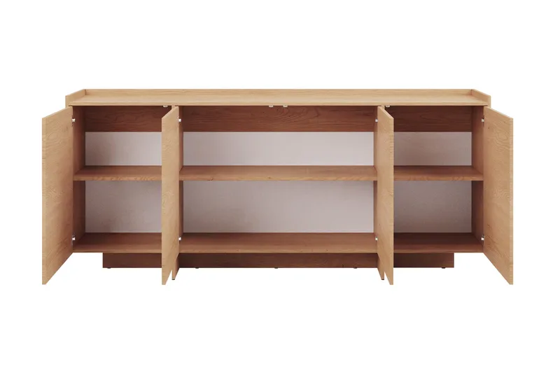 Bellia Skjenk 200x38 cm - Brun/Hvit - Oppbevaring - Oppbevaringsmøbler - Sideboard & skjenker