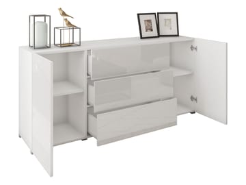 Bergfelde Skjenk i Tre - Svart - Oppbevaring - Oppbevaringsmøbler - Sideboard & skjenker