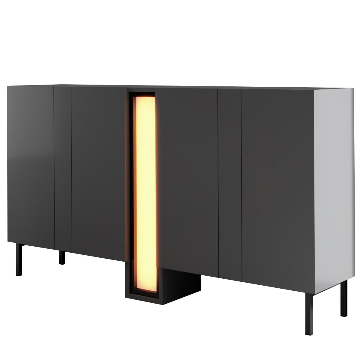 Berriaren Konsollbord 155 cm - Antrasitt