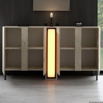 Berriaren Konsollbord 155 cm - Travertin - Oppbevaring - Oppbevaringsmøbler - Sideboard & skjenker