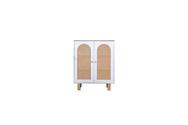 Bohemian skjenk 90x41 cm - Natur/Hvit - Oppbevaring - Oppbevaringsmøbler - Sideboard & skjenker