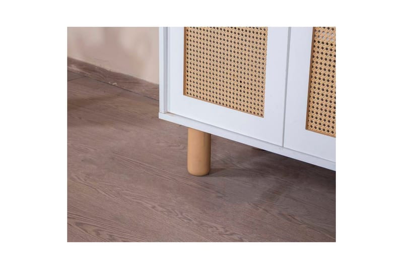 Bohemian skjenk 90x41 cm - Natur/Hvit - Oppbevaring - Oppbevaringsmøbler - Sideboard & skjenker