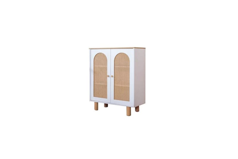 Bohemian skjenk 90x41 cm - Natur/Hvit - Oppbevaring - Oppbevaringsmøbler - Sideboard & skjenker