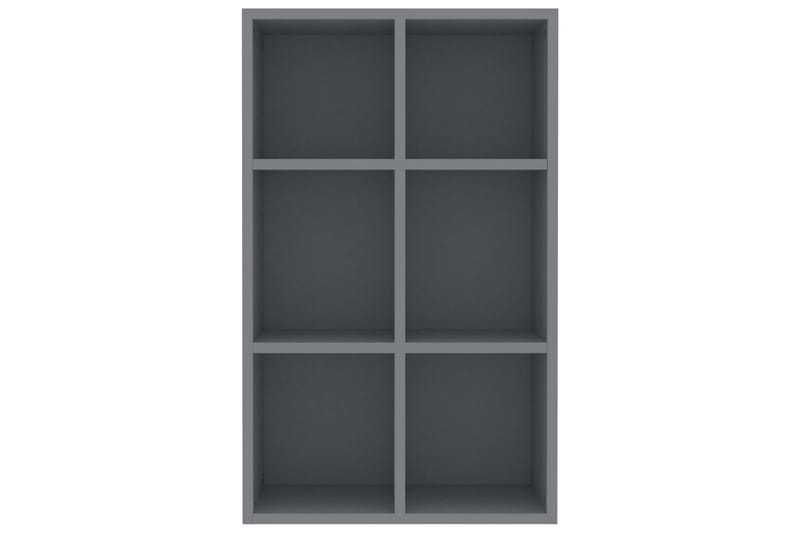 Bokhylle/skjenk grå 66x30x97,8 cm sponplate - Sideboard & skjenker