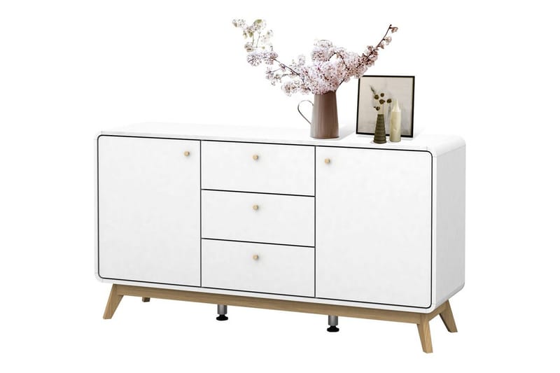 Cassie Skjenk i Tre - Hvit - Oppbevaring - Oppbevaringsmøbler - Sideboard & skjenker