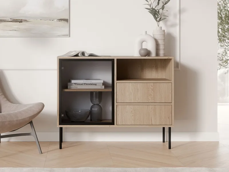 Claven skjenk 100 cm - brun - Oppbevaring - Oppbevaringsmøbler - Sideboard & skjenker