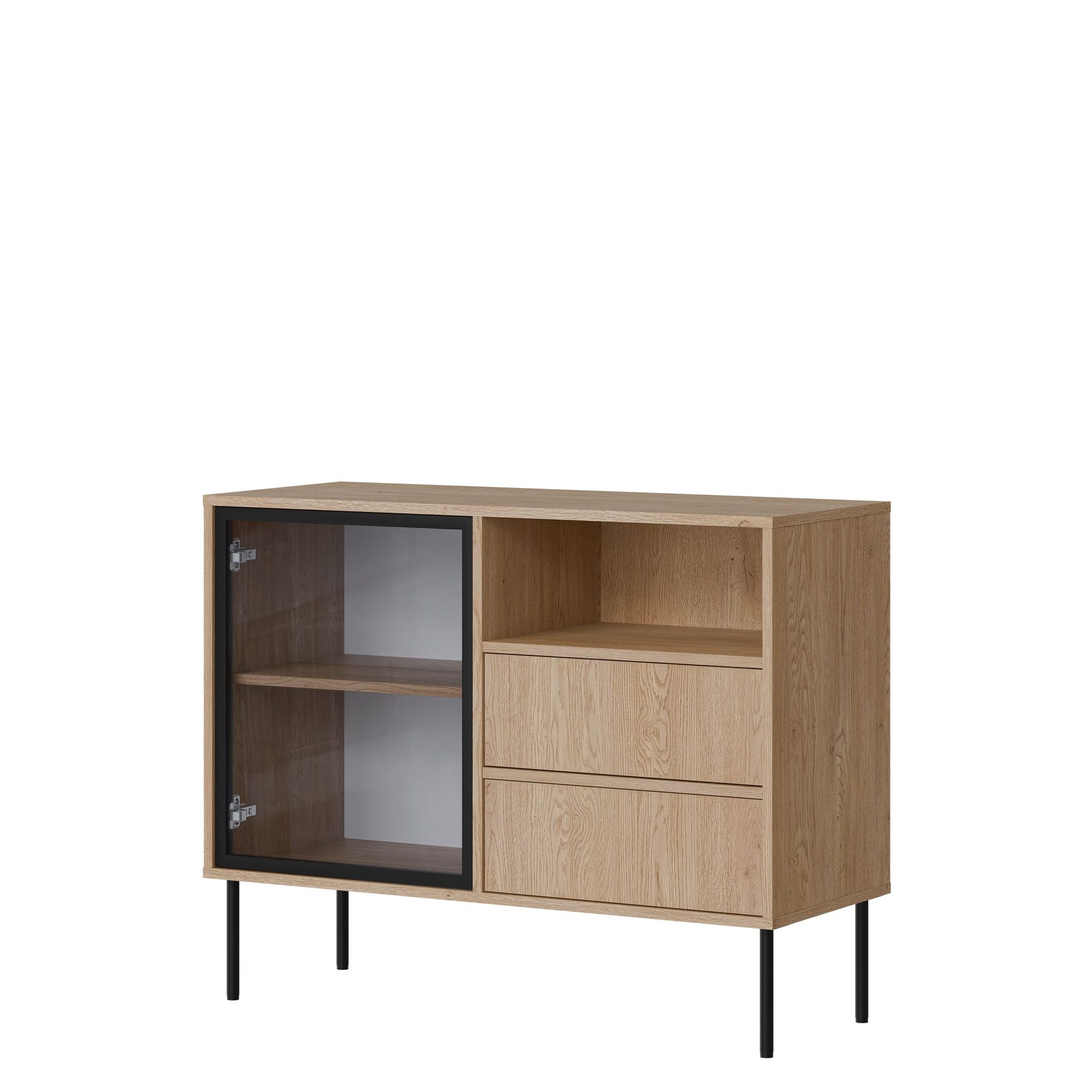 Claven skjenk 100 cm - brun