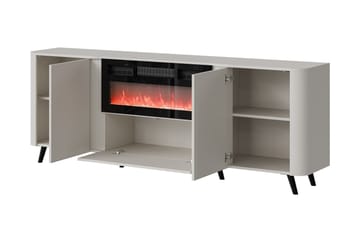 Clement Kommode 200 cm - Beige - Innredning - Peis - Peis uten pipe - El-peiser