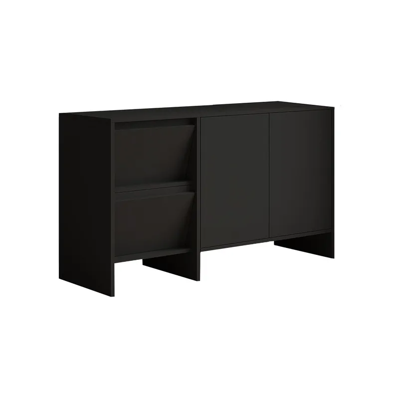 Crala Konsoll 130x81,8x44 cm - Svart - Oppbevaring - Oppbevaringsmøbler - Sideboard & skjenker