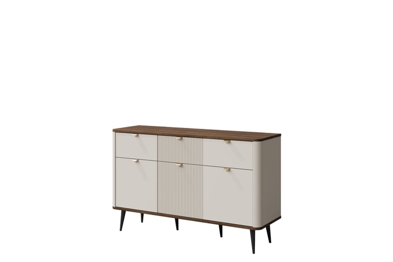 Cucina Skjenk 130x40 cm - Beige/Brun - Oppbevaring - Oppbevaringsmøbler - Sideboard & skjenker