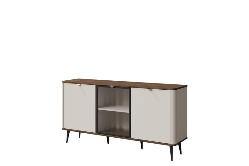 Cucina Skjenk 160x40 cm - Beige/Brun - Oppbevaring - Oppbevaringsmøbler - Sideboard & skjenker
