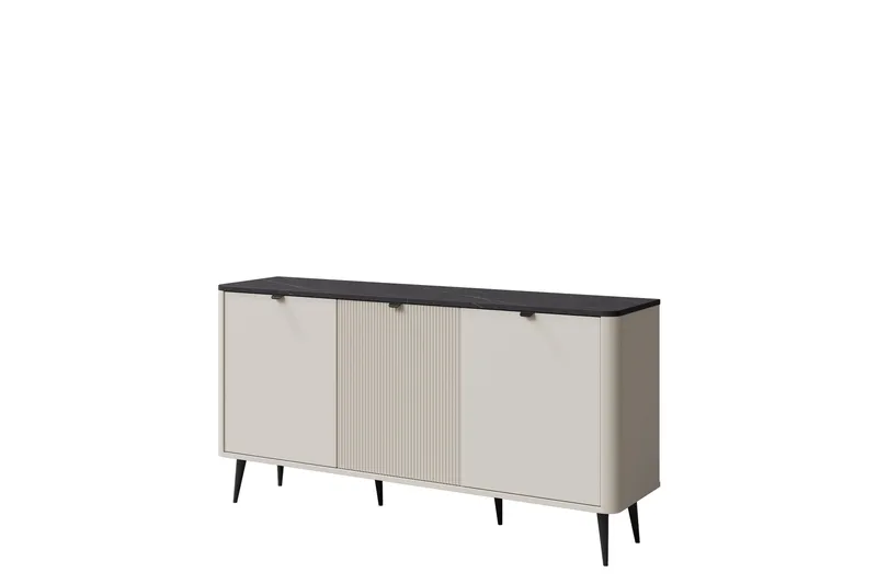 Cucina Skjenk 160x40 cm - Beige/Grå - Oppbevaring - Oppbevaringsmøbler - Sideboard & skjenker