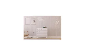 Dorian Hjørnekommode 90 cm - Matt Hvit - Oppbevaring - Oppbevaringsmøbler - Kommode - Entrekommode