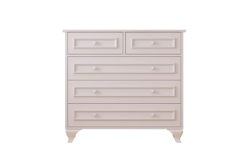 Dorian Hjørnekommode 90 cm, Matt Hvit