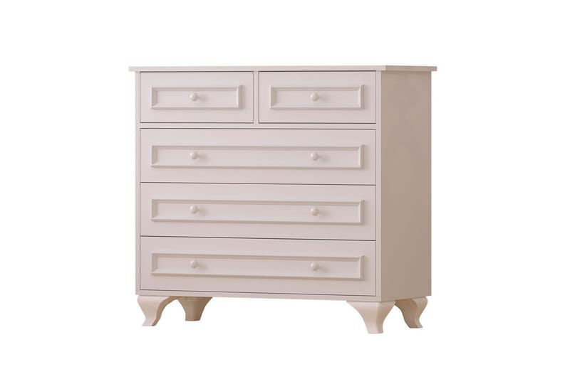 Dorian Hjørnekommode 90 cm - Matt Hvit - Oppbevaring - Oppbevaringsmøbler - Kommode