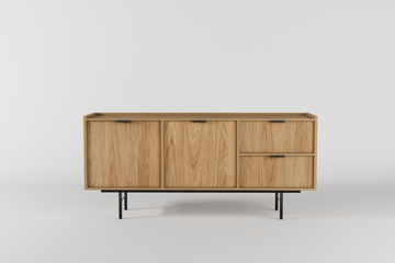 Dravo Skjenk 68x150 cm - Naturlig hickory - Oppbevaring - Oppbevaringsmøbler - Sideboard & skjenker