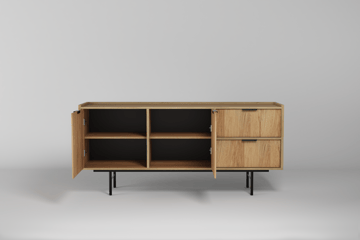 Dravo Skjenk 68x150 cm - Naturlig hickory - Oppbevaring - Oppbevaringsmøbler - Sideboard & skjenker