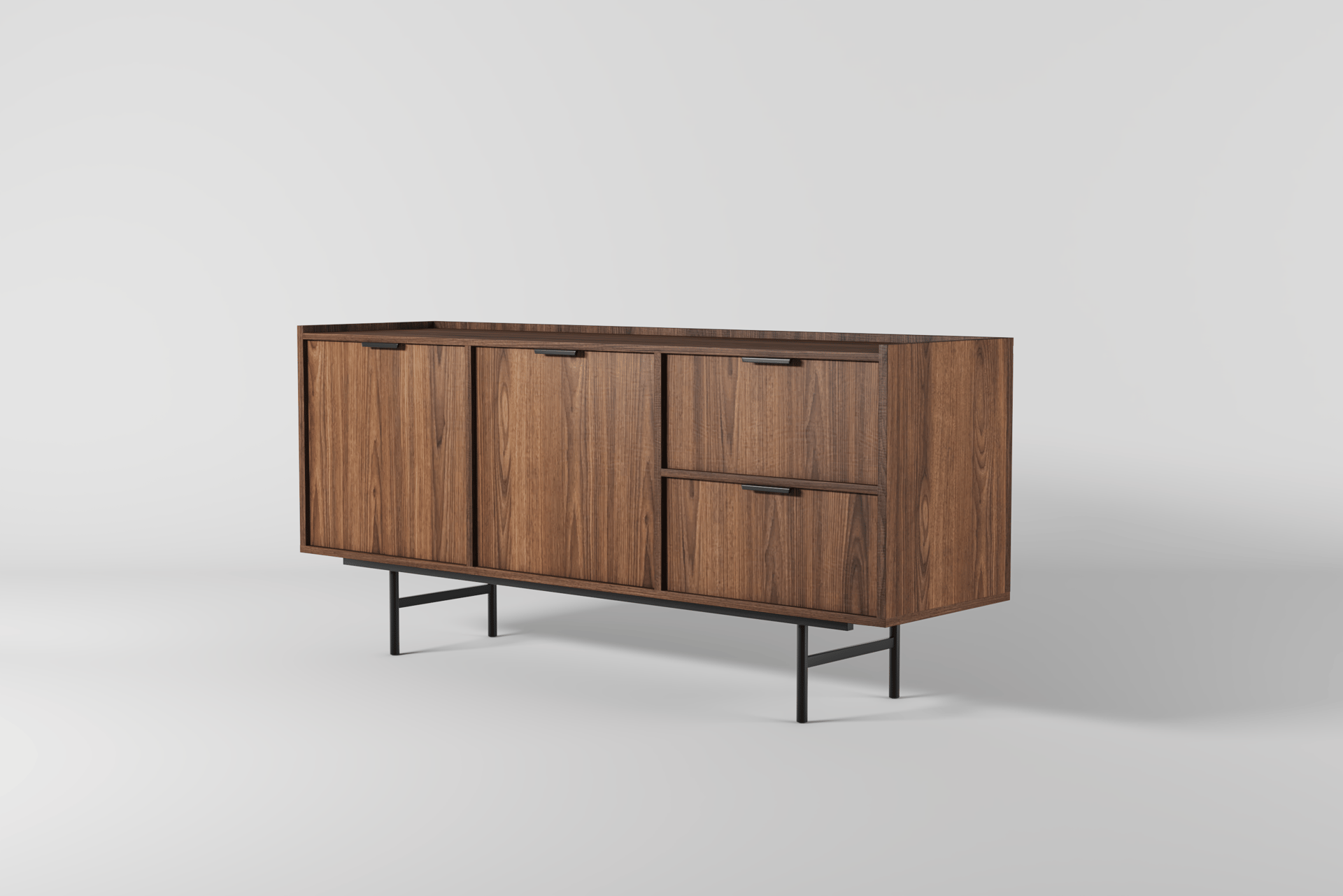Dravo Skjenk 68x150 cm - Warmia valnøtt