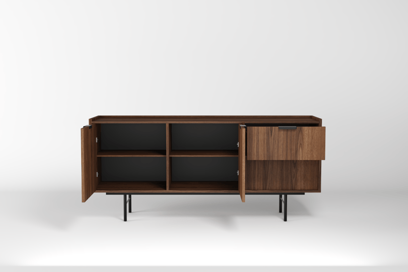 Dravo Skjenk 68x150 cm - Warmia valnøtt - Oppbevaring - Oppbevaringsmøbler - Sideboard & skjenker