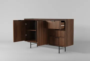Dravo Skjenk 90x150 cm - Warmia valnøtt - Oppbevaring - Oppbevaringsmøbler - Sideboard & skjenker