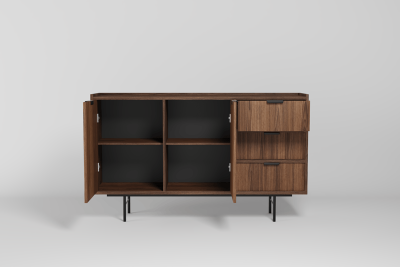 Dravo Skjenk 90x150 cm - Warmia valnøtt - Oppbevaring - Oppbevaringsmøbler - Sideboard & skjenker