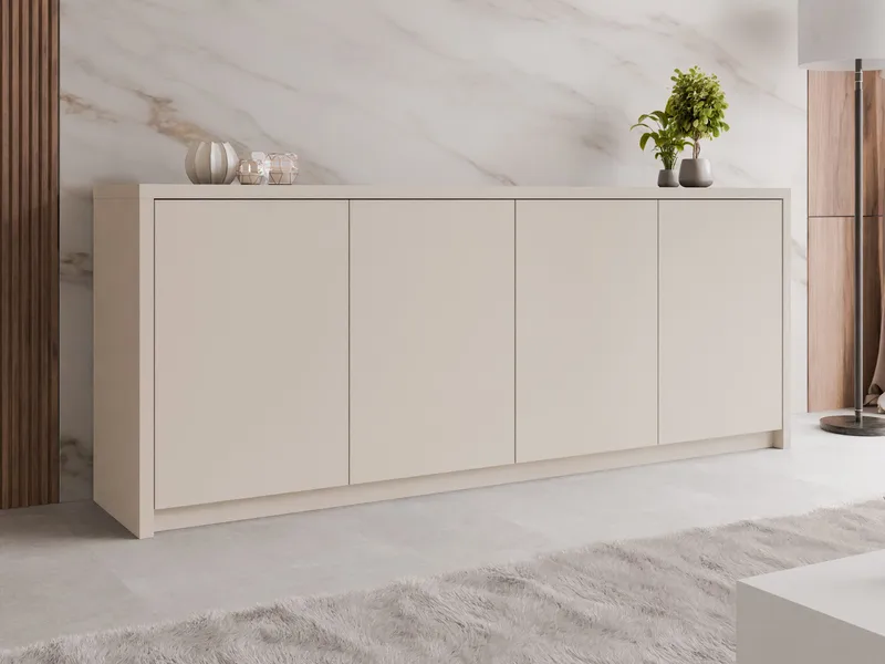 Driva Skjenk 198 cm - Beige - Oppbevaring - Oppbevaringsmøbler - Sideboard & skjenker